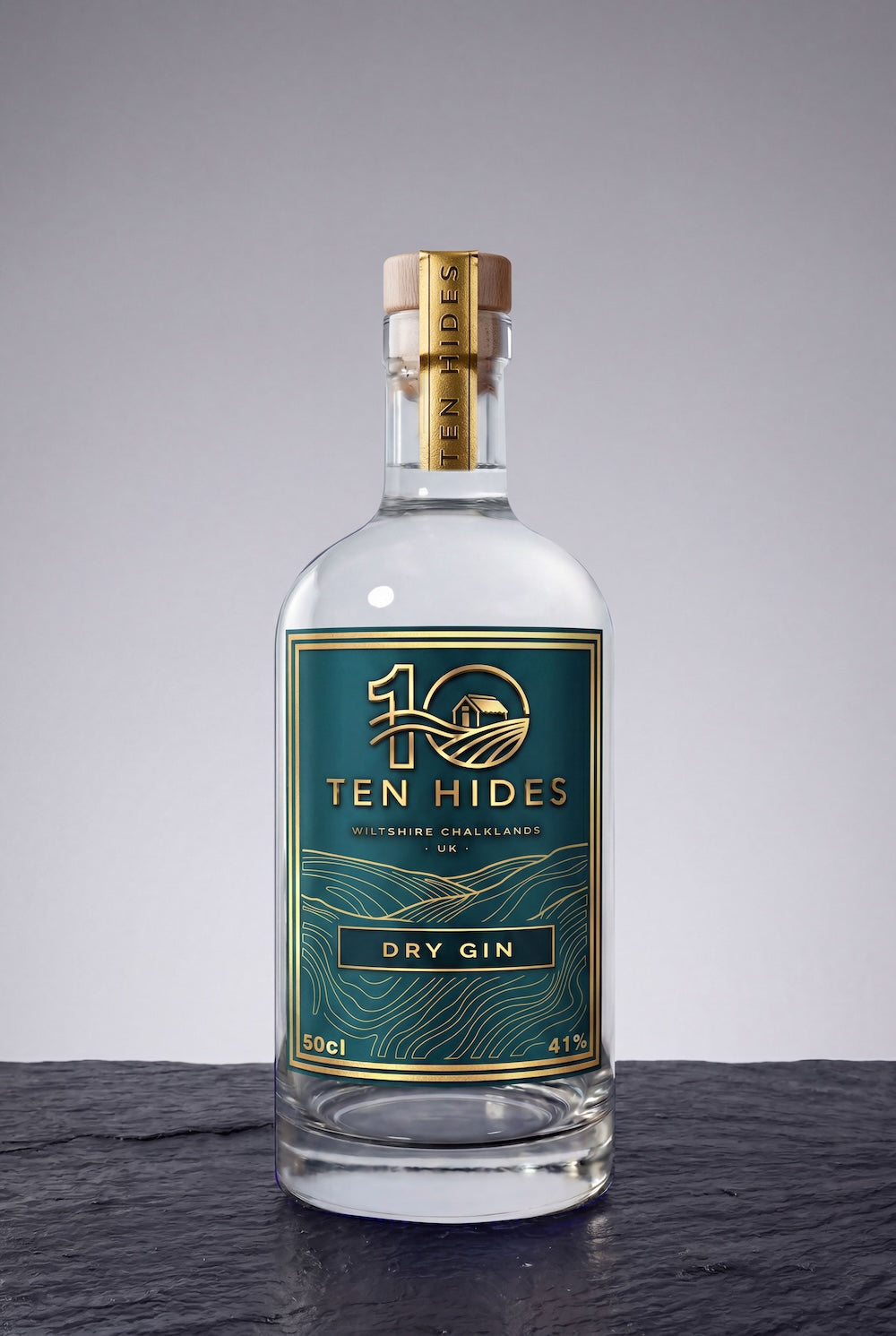 TEN HIDES DRY GIN 50cl