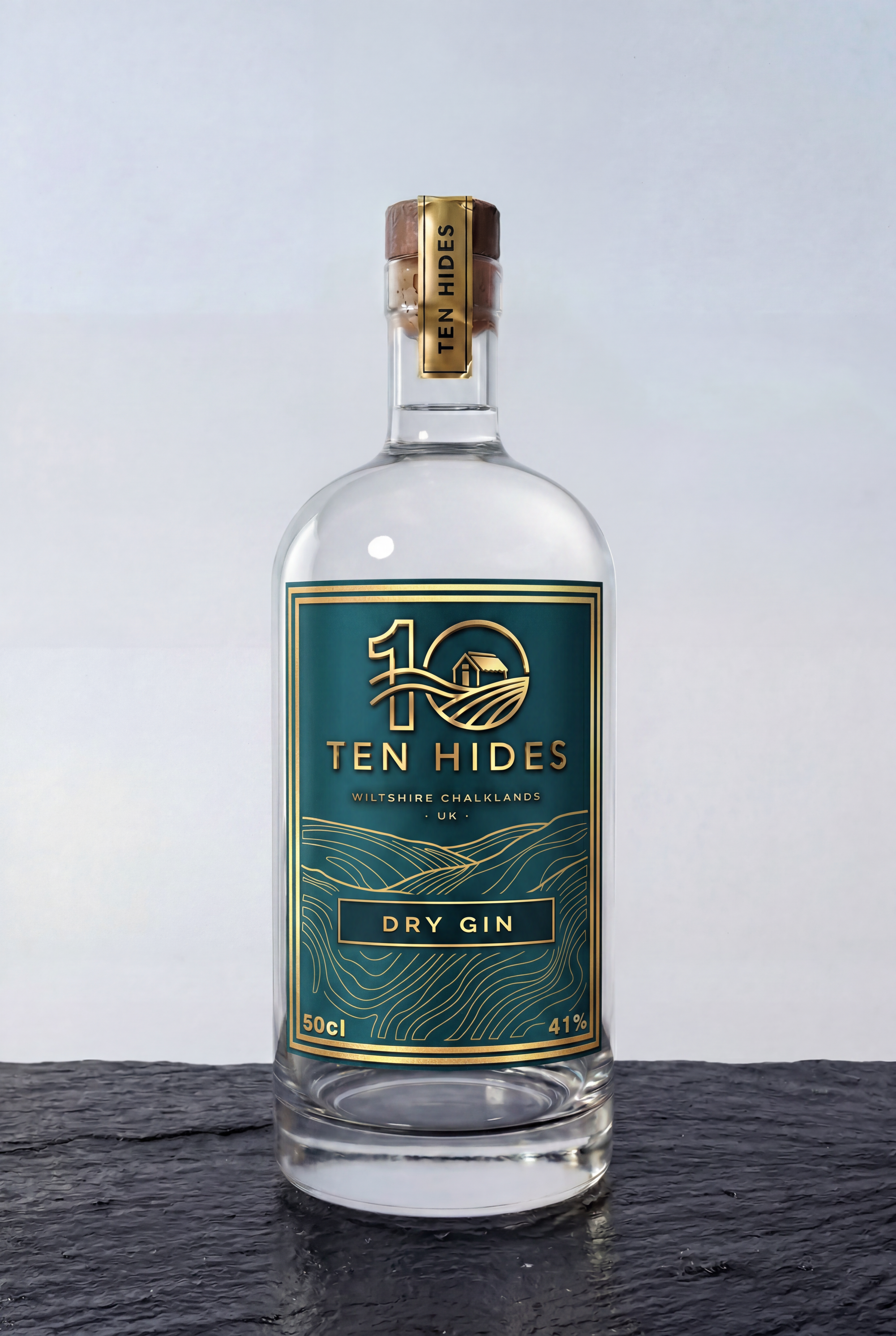 TEN HIDES DRY GIN NEW