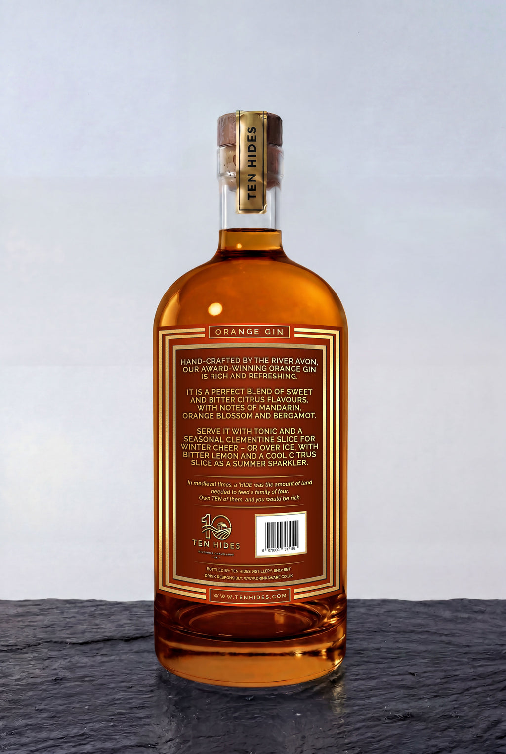 TEN HIDES ORANGE GIN NEW